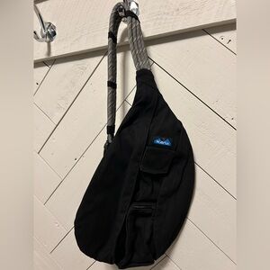 KAVU Classic Black Rope Bag